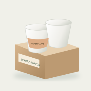 Paper cups 8 oz — 500 pieces